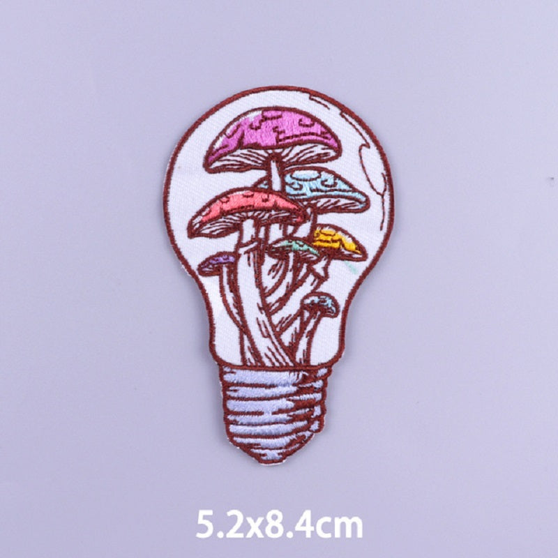 Velcro Badge 3D Embroidered Outdoor Scenery Hot Air Balloon