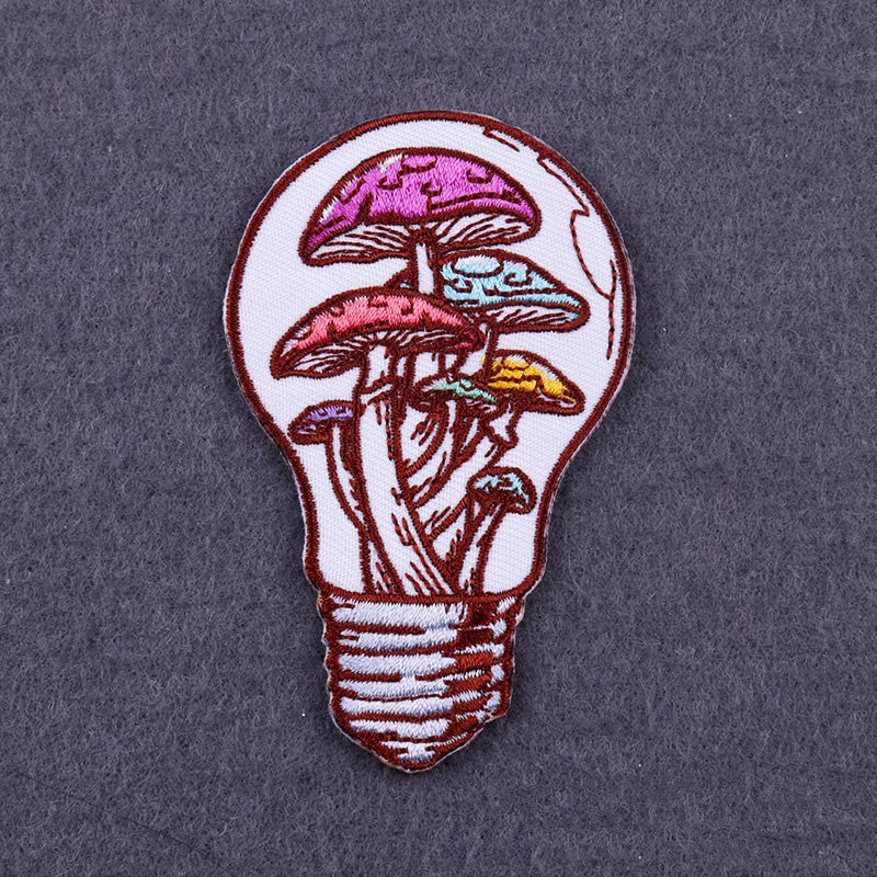 Velcro Badge 3D Embroidered Outdoor Scenery Hot Air Balloon