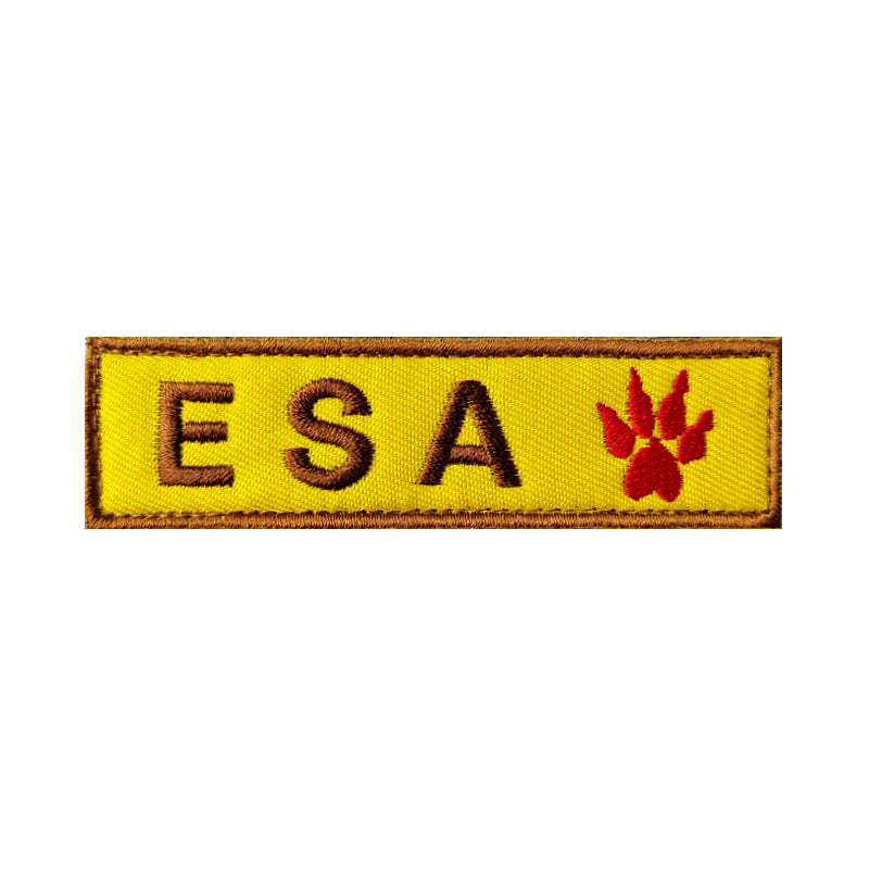 K9 Military Dog Rescue Dog Embroidered Velcro Badge