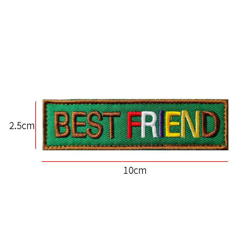 K9 Military Dog Rescue Dog Embroidered Velcro Badge