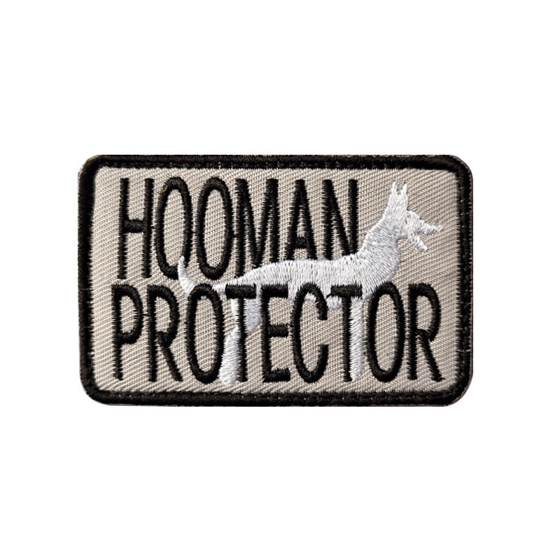 K9 Military Dog Rescue Dog Embroidered Velcro Badge