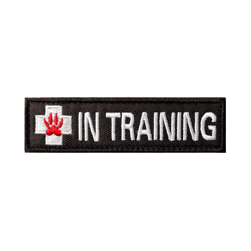 K9 Military Dog Rescue Dog Embroidered Velcro Badge
