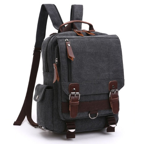 Fashion canvas outdoor travel backpack