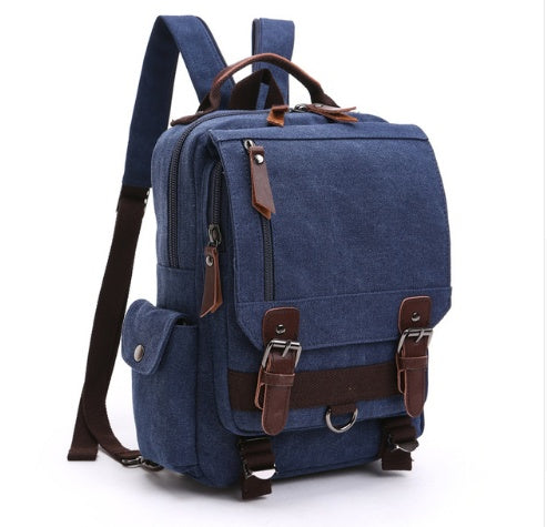 Fashion canvas outdoor travel backpack