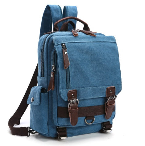Fashion canvas outdoor travel backpack