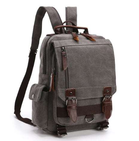 Fashion canvas outdoor travel backpack