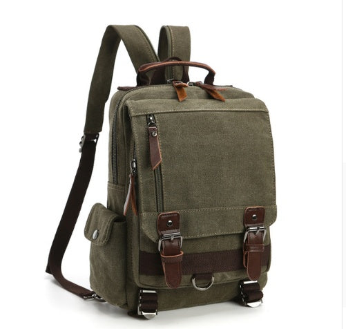 Fashion canvas outdoor travel backpack