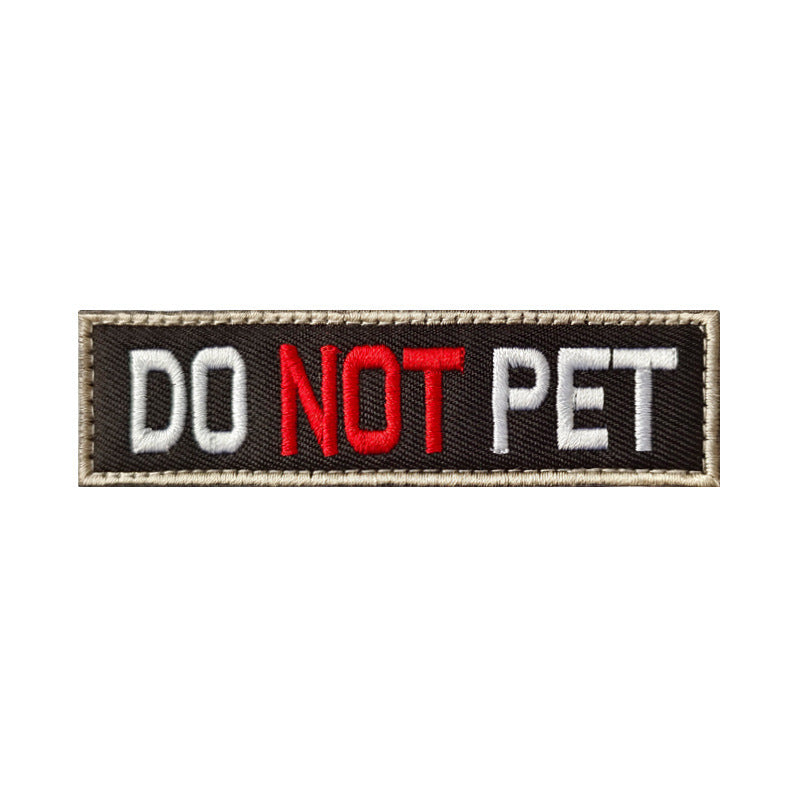 K9 Military Dog Rescue Dog Embroidered Velcro Badge