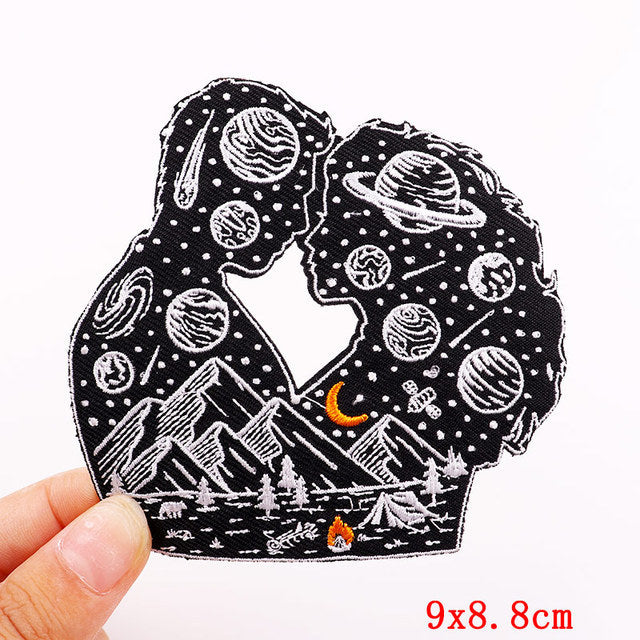 Iron On Patches DIY Outdoor Travel Embroidered Patches