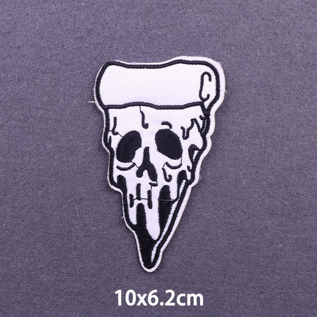 Flame Letters Stickers Iron On Patches For Clothing Thermoad